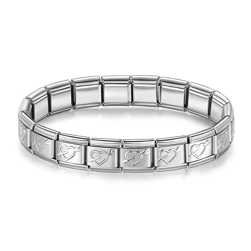 9mm Italian Style Charm Bangle