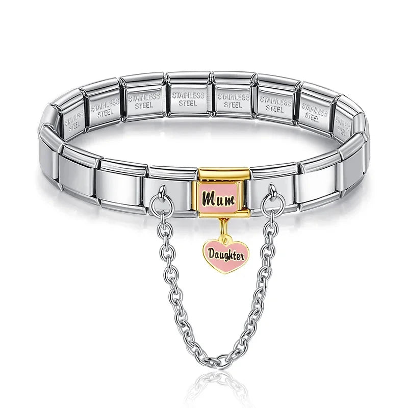 Family Stainless Steel Bracelet