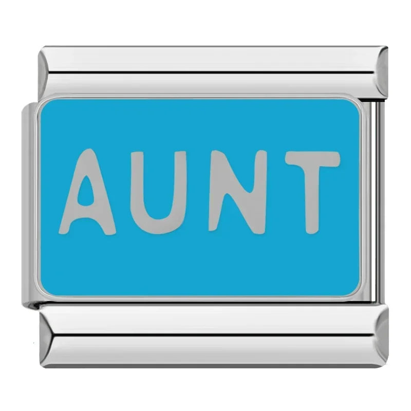 TANTE Blauer Herz Charm