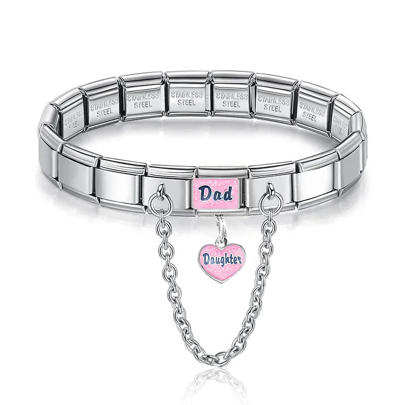 Family Stainless Steel Bracelet