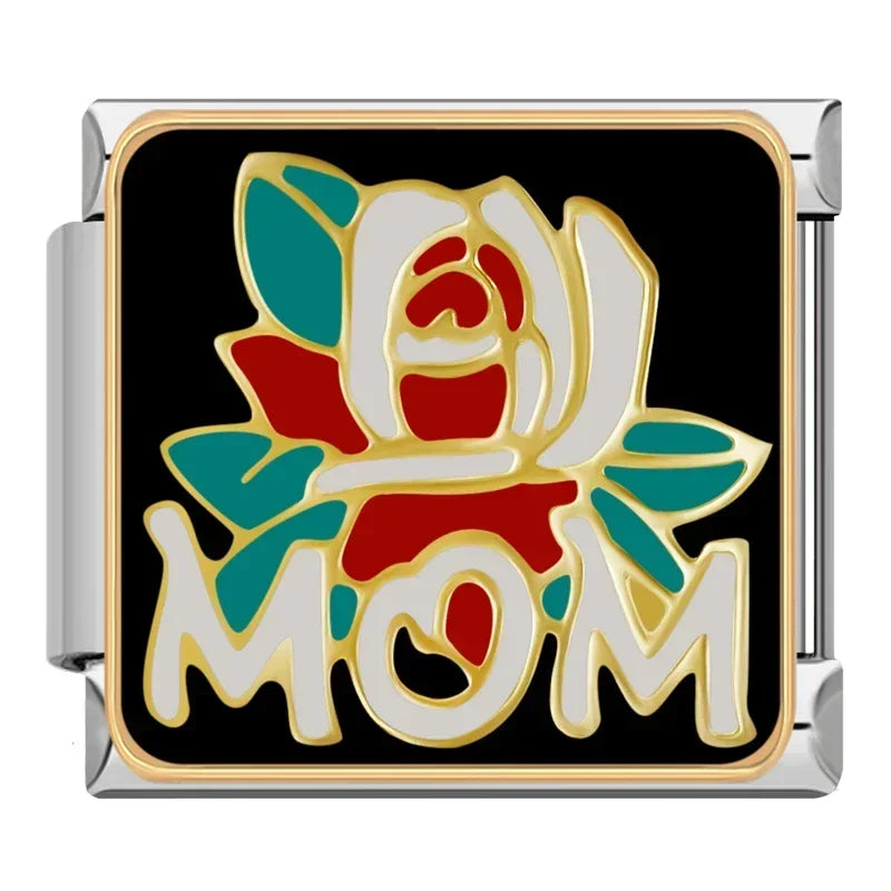 Vintage MOM Rosenanhänger