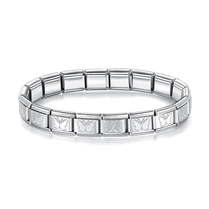9mm Italian Style Charm Bangle