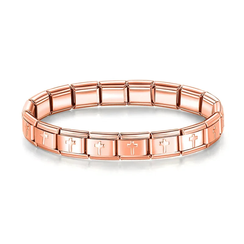 9mm Italian Style Charm Bangle