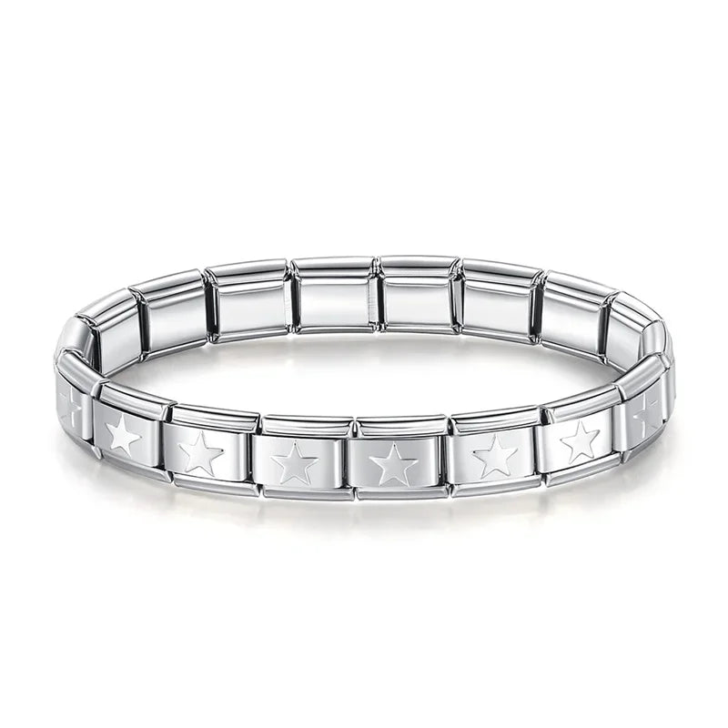 9mm Italian Style Charm Bangle