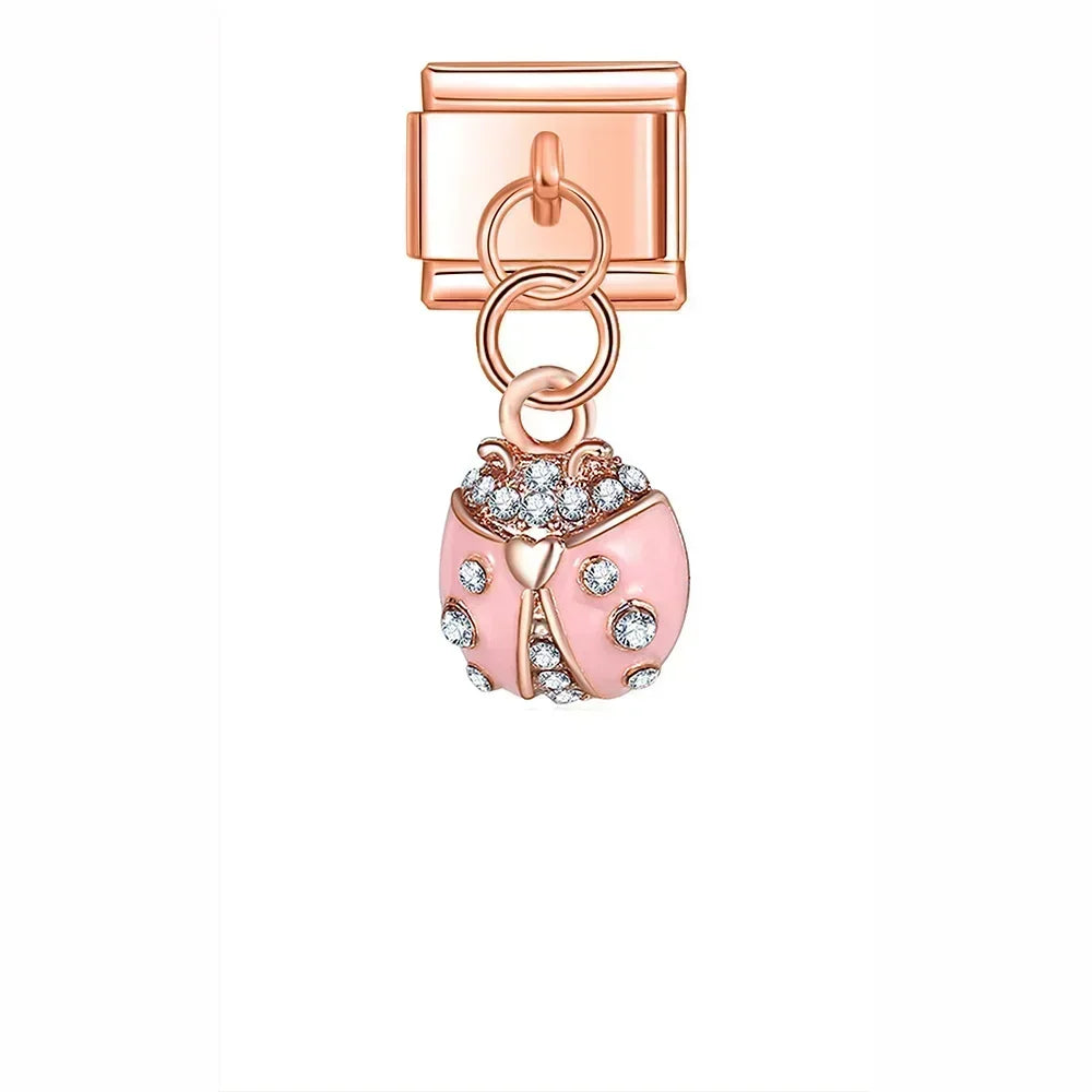 Blush Bug Charm