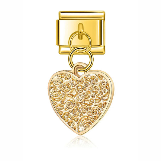 Italienisches Bettelarmband – Das Herz ist ein universelles Symbol für Liebe, Zuneigung und Mitgefühl.