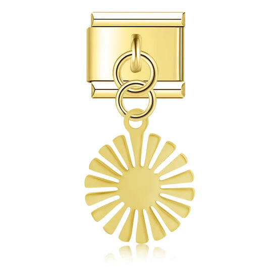 Italienisches Bettelarmband – Die Sonne symbolisiert Vitalität, Energie und Wärme.
