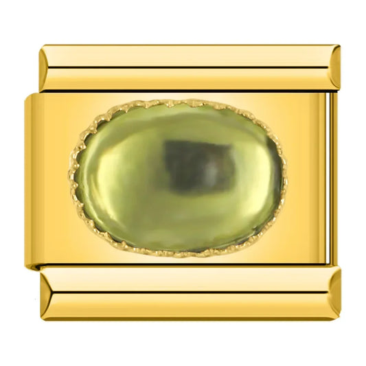 Oval Olive CZ