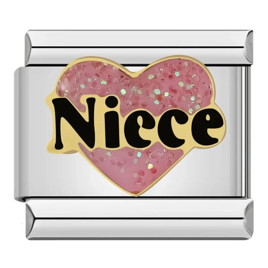 Nichte Liebe Herz Charm