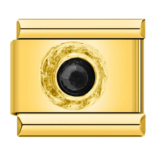 Schwarzes Zirkonia-Gold