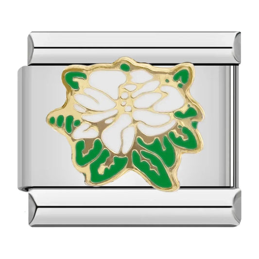 Weißer Magnolienblüten-Charme