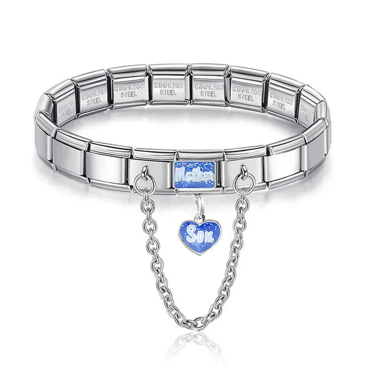 Family Stainless Steel Bracelet