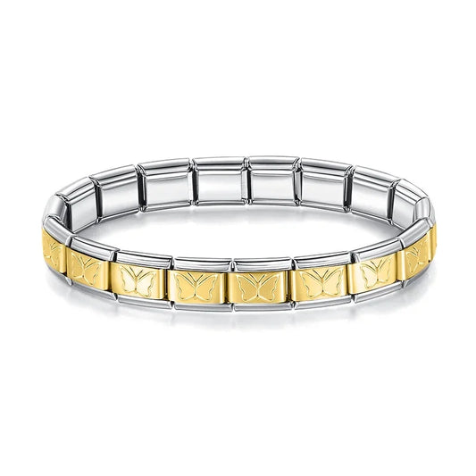 Italian Style Bracelet – Stainless Steel, Waterproof, No Fading