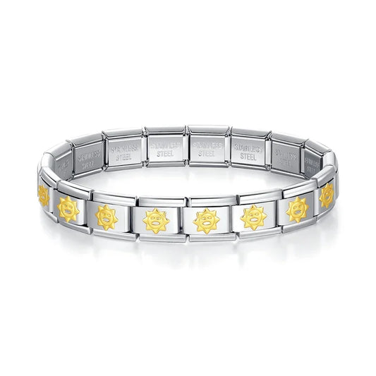 Italian Style Bracelet – Stainless Steel, Waterproof, No Fading