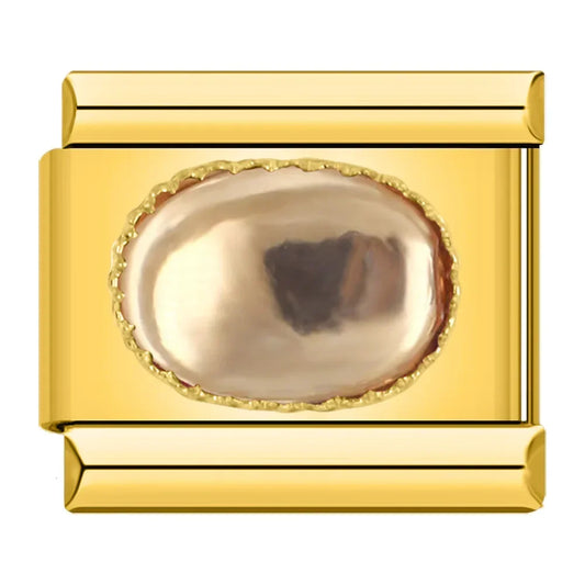 Oval Champagner CZ