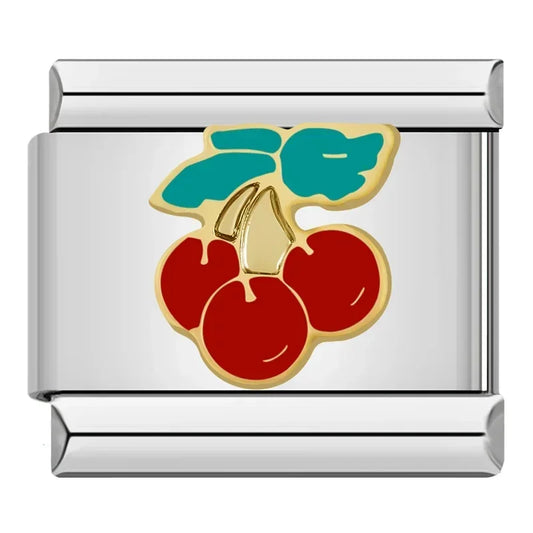 Rote Kirsche Duo Charm