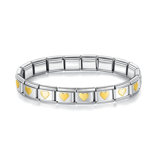 Italian Style Bracelet – Stainless Steel, Waterproof, No Fading