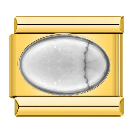 Weißes Zirkonia-Gold