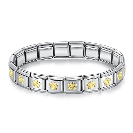 Italian Style Bracelet – Stainless Steel, Waterproof, No Fading