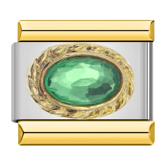 Grünes Zirkonia-Gold