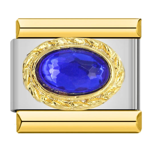 Oval Royal - Blau CZ