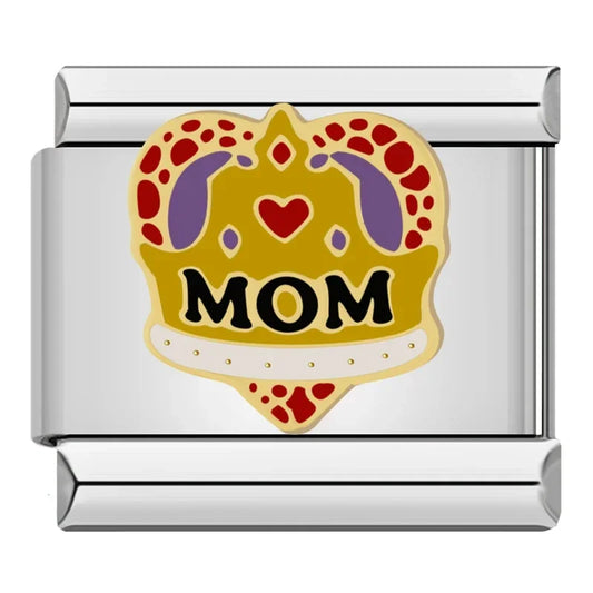 Super Mom Herz-Charm