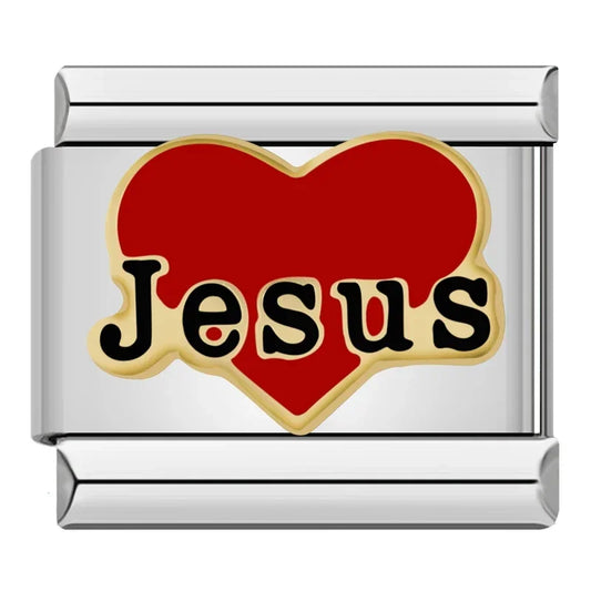 Jesus Glaube Herz Charm