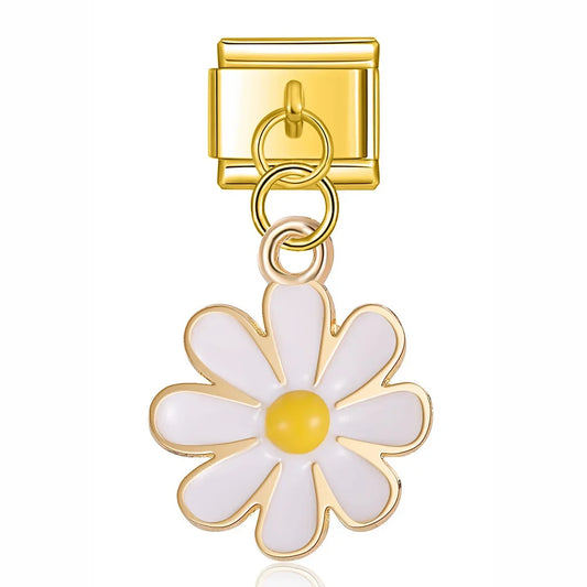 Weiß &amp; Gelb Gänseblümchen Blume Charme